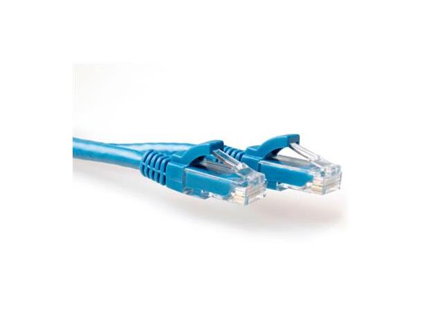 UTP Patch Cat.6A -  2 m Blå Nettverkskabel 500MHz 24AWG Snagless 
