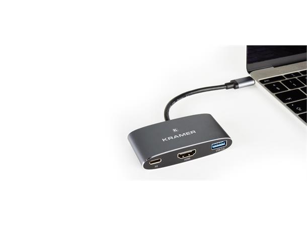 Kramer Adapter USB-C > USB/ HDMI USB-C > HDMI USB3.0 PD 4K 