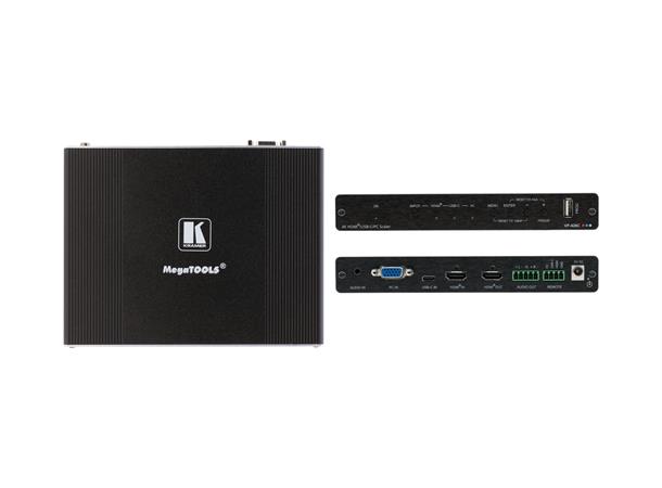 Kramer Scaler - HDMI / USB-C/ VGA > HDMI 4K 18G - HDCP2.2 - Lyd ut 