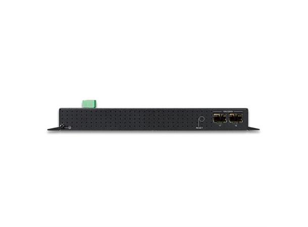 Planet Switch 16-p Gigabit 16xPoE+ 2xSFP Industri IP30 B240W Flat/Wall 