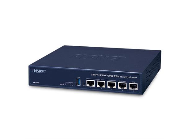 Planet VPN 5-p Router 10/100/1000T Security SPI FW IPv6 