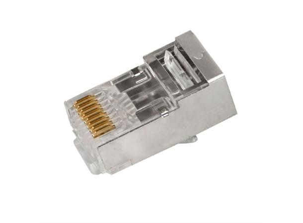 Simply45 Cat5e STP Pass Through- RJ45 RJ45 - 28-26AWG  - 50 stk