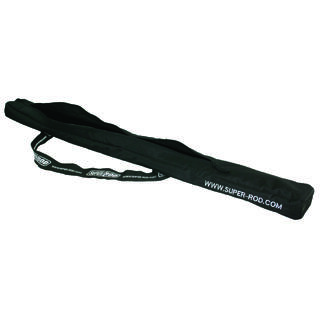 Super Rod Veske for kits Teleskopstang Sort nylonveske med skulder-reim