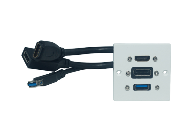 Tilkoblingspanel - HDMI, DP, USB Schneider Exxact 