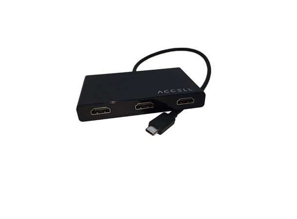 Accell USB-C > 3 x HDMI 1.4 MST Hub USB-C 4K@30Hz HDMI 1.4b
