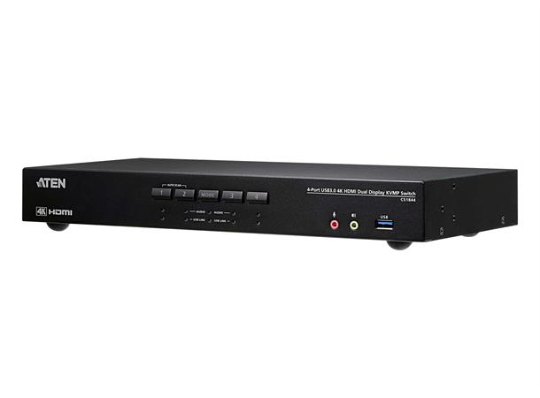 Aten KVMP Switch 4p USB HDMI Video DynaSync 4K 5 Gbps RS-232 
