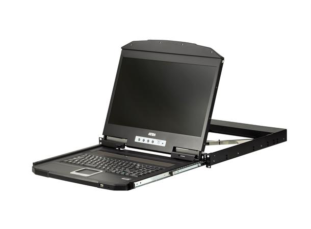 Aten Rack Konsoll 19" Slideaway USB/& HDMI Single Rail Full