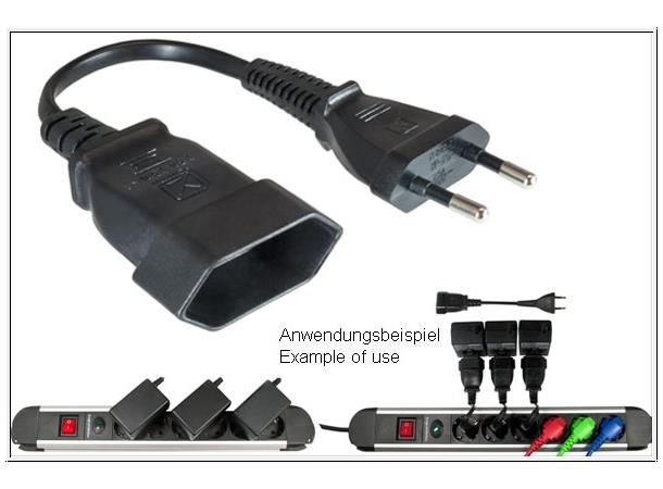 EFB Stikkontakt CEE7/16 >  Eurosocket Sort 