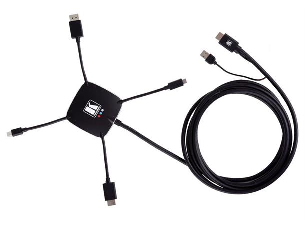 Kramer Adapterkabel > HDMI 4K 3 m HDMI, USB-C, DP, MiniDP > HDMI Male