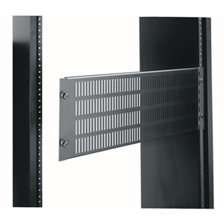Middle Atlantic Panel 4RU Hengslet Ventilert, Sort