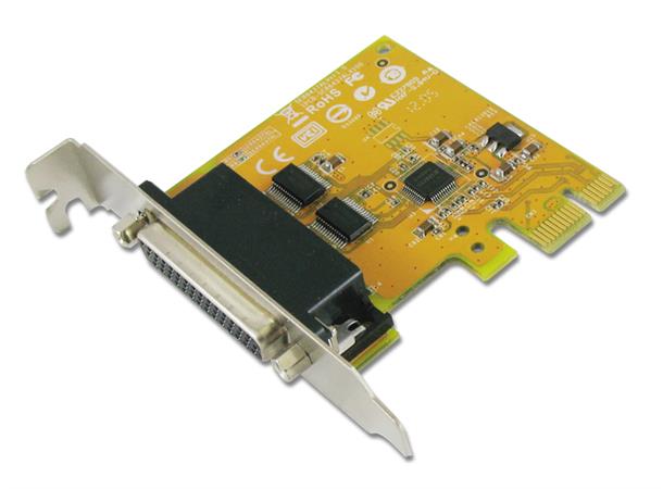 Sunix PCI Express 2xSerieport Lavprofil 2-Port RS232, DB44M>2XDB9M, 40cm inkl. 