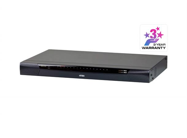 Aten KVM-IP Switch 16-Port Cat5 LUC PS/2 USB RS-232 { 