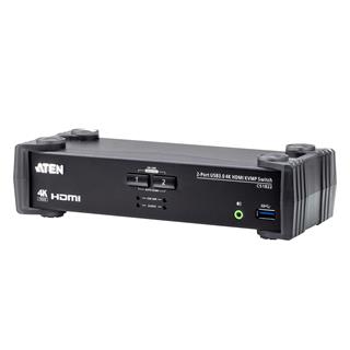 Aten KVM Switch 2p USB HDMI Audio Mixer 4K 5Gbps RS-232 EDID