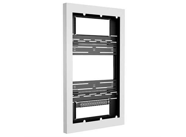 Chief Impact On-wall Skjermkabinett 48" Portrett Hvit Maks 45kg 