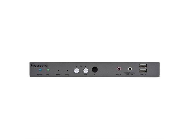 Gefen DisplayPort KVM over IP Rx # 2-veis LAN Audio DP USB RS-232 IR