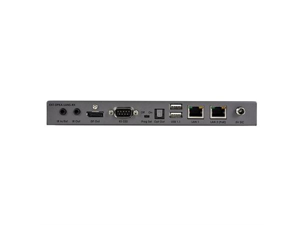 Gefen DisplayPort KVM over IP Rx # 2-veis LAN Audio DP USB RS-232 IR 