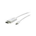 Kramer USB-C (M) Kabel > DP (M) -  1,8 m 4K@60Hz HDCP2.2 Hvit