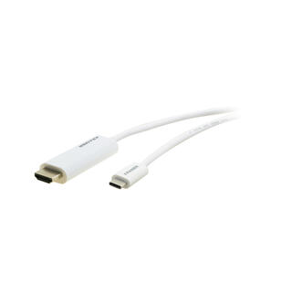 Kramer USBC/M Kabel > HDMI M -  1,8 m USB-C Hann til HDMI Hann Kabel Hvit