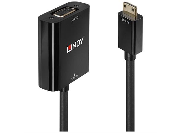 Lindy Adapter MiniHDMI > VGA Videokilde: MiniHDMI 