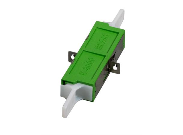EFB  E2000®APC simplex adapte Adapter E2000®/APC, SM, green simplex, R 