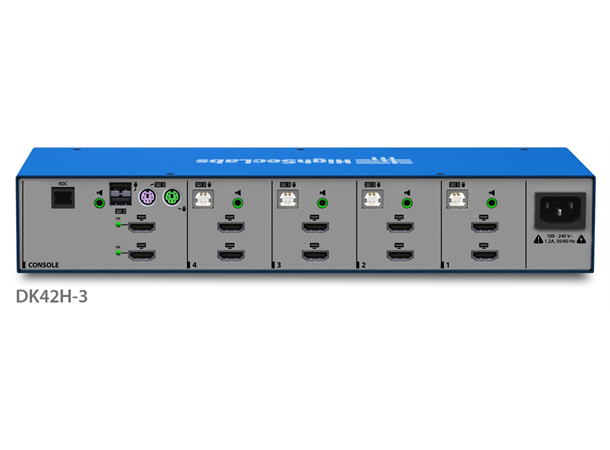 HighSecLabs Secure KVM 4p DH HDMI NIAP PP 3.0, Made In USA Tempest 