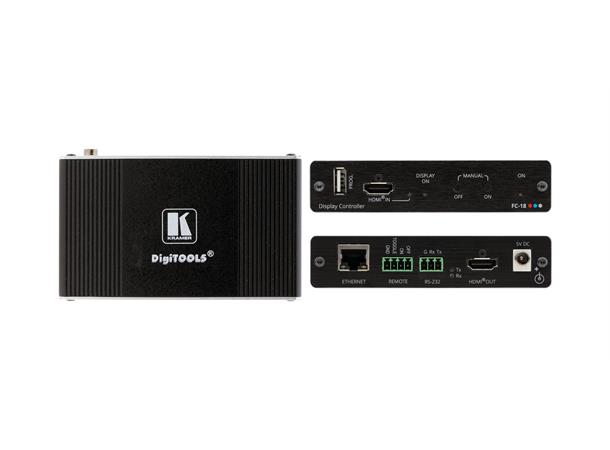 Kramer HDR Display ON/OFF Controller Ethernet RS-232 HDMI 4K@60 4:4:4 