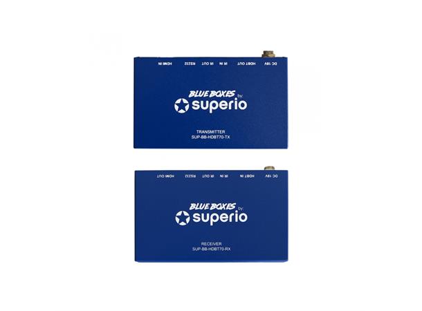 Superio PoE Extender Kit - HDBaseT 4K Slim RS-232 IR
