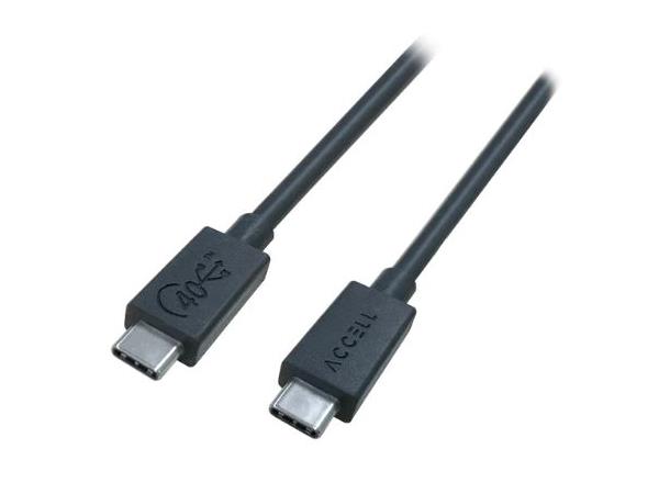 Accell Kabel USB4 C-C, 1m USB 4 40Gbps 5A 100W