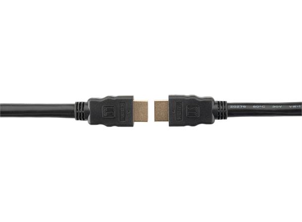 Kramer HDMI High-Speed w/ethernet  1,8 m HDMI Kabel Sort 28AWG 4K60 4:4:4