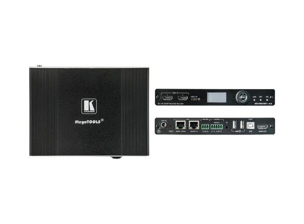 Kramer KDS7 Video over IP - Encoder 4K60 4:2:0 - USB-C & 2 x HDMI DANTE 