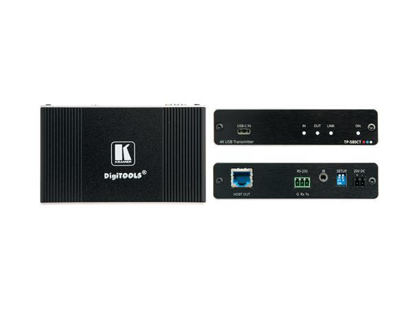 Kramer Transmitter USB-C RS-232 IR 4K60 HDBaseT Max 70 m Power 