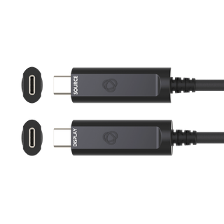 Kramer USB 3.2 GEN-2 Optical USB-C-40m USB-C M-M 10Gbps, 60W, Video Alt Mode