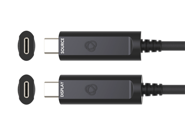 Kramer USB 3.2 GEN-2 Optical USB-C- 7,6m USB-C M-M 10Gbps, 100W, Video Alt Mode 