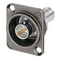 Neutrik Adapter UHD BNC D Chassis 75 Ohm BNC 75 O Sort