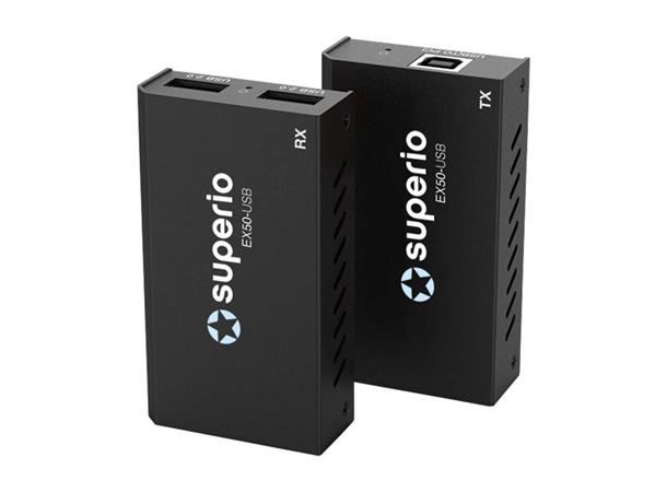 Superio USB 2.0 Extender Kit Maks 50 m Cat.6