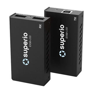 Superio USB 2.0 Extender Kit Maks 50 m Cat.6
