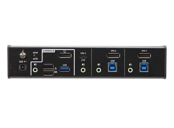 Aten KVM Switch 3-Port USB-C DP 4K 