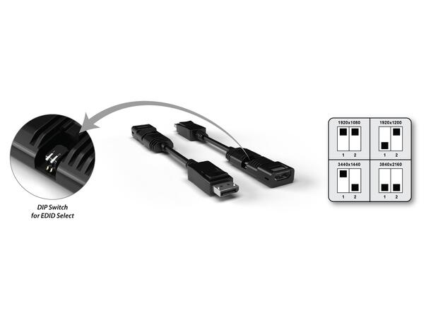 HighSecLabs DP-HDMI Secure Isolator Mini-Isolator 4K/1080P 