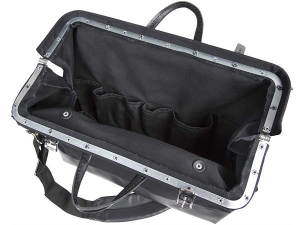 Klein Tools Deluxe Tool Bag 13 Lommer Sort Canvas