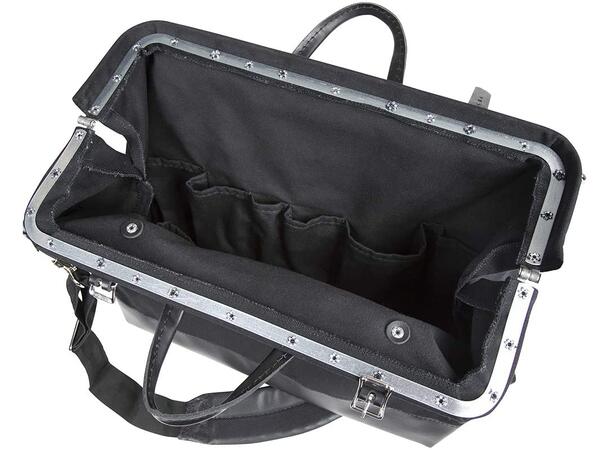 Klein Tools Deluxe Tool Bag 13 Lommer Sort Canvas 