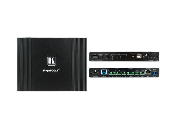 Kramer- - DSP-62-UC Lyd-DSP - AEC- -HDMI og HDbaseT- PoE 