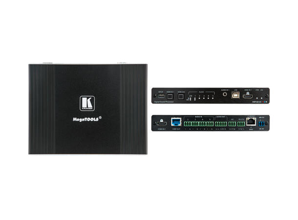 Kramer- - DSP-62-UC ¤ Lyd-DSP - AEC- -HDMI og HDbaseT- PoE 