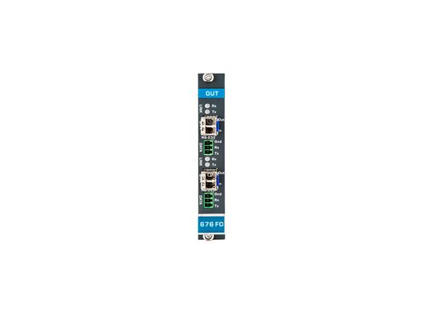 Kramer Matrix Card Ultra Reach Fiber Out MM/SM 4K 4:2:0 16x16-Frame Output Card 