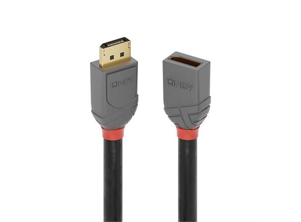 Lindy DisplayPort Kabelskjøt UHD-  3,0 m 7680x4320@60Hz 4:2:2