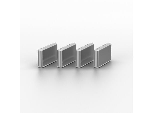 Lindy USB C Port Blocker 10xWhite 10 låser 