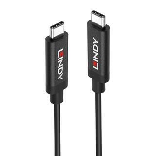 Lindy  USB-C, 3.2 Gen 2 Active- 3m USB-C M-M 10Gbps, 60W, Video Alt Mode
