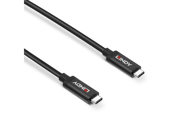 Lindy  USB-C, 3.2 Gen 2 Active- 3m USB-C M-M 10Gbps, 60W, Video Alt Mode