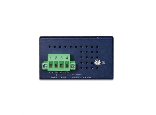 Planet Injector 2-port PoE+ IEEE802.3bt IP30 Industri 