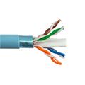 SCP Cat.6A F/UTP 550 MHz- 305 m HDBaseT LSZH Trommel 23AWG Solid Blå LSZH