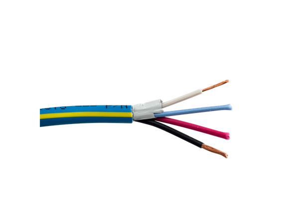 SCP Crestron® System kabel LSZH-305 m Trommel 2/18AWG + 2/22 AWG Blå/Gul 